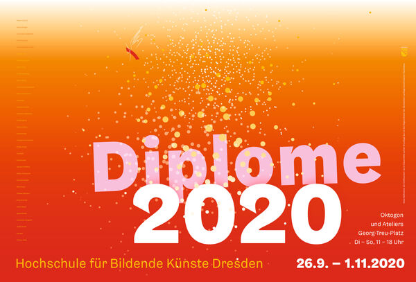 [Translate to English:] Banner des Diplomplakats in Orange