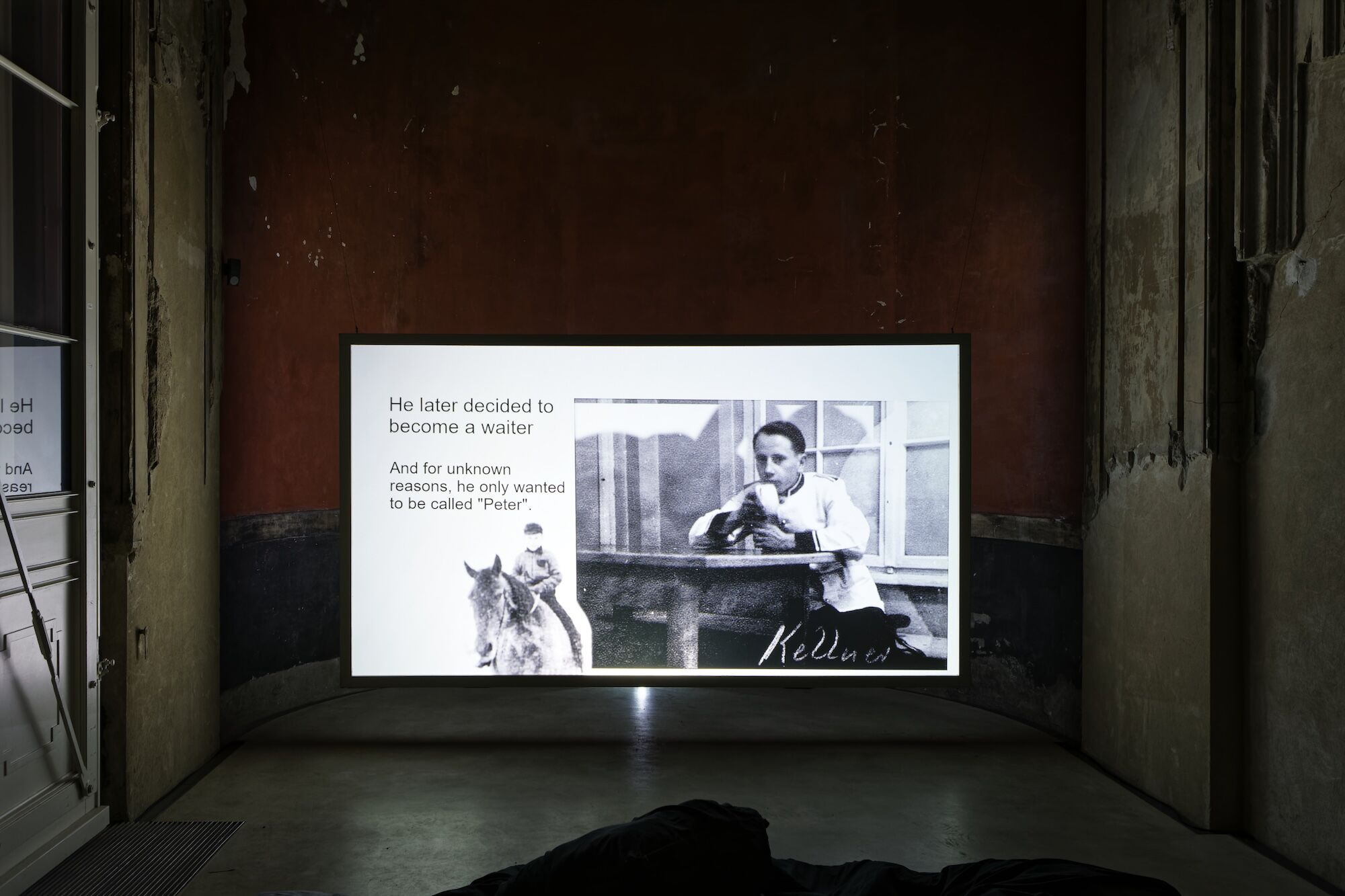 Ausstellungsansicht, Videoraum