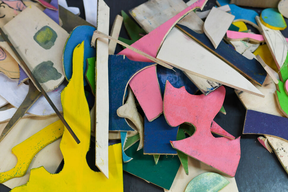 Workshop mit Jan Brokof - Holzschnitt und Blockdruck Foto Detail - Holzschnitt