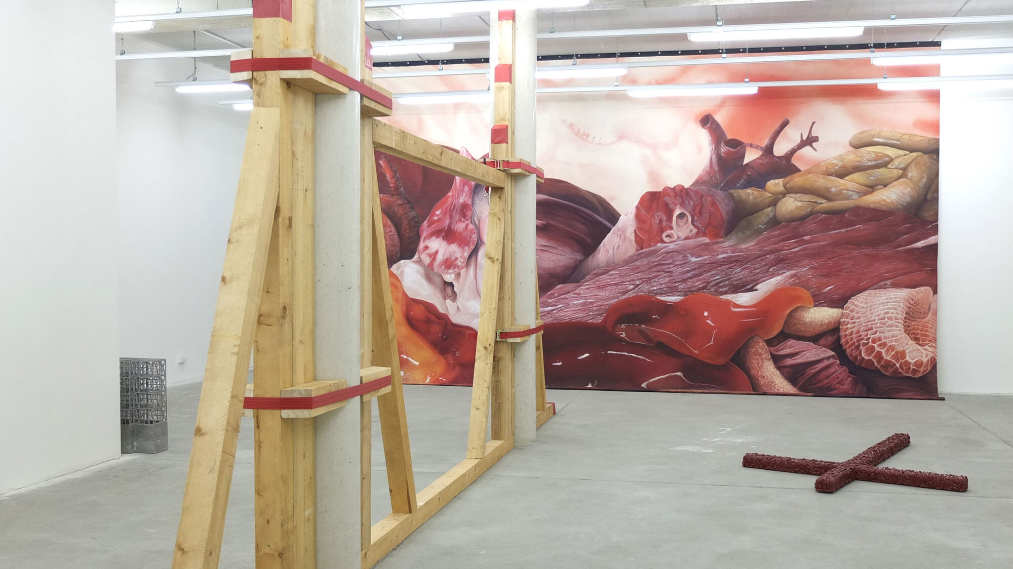 Ausstellungsansicht in der Galerie Stephanie Kelly.