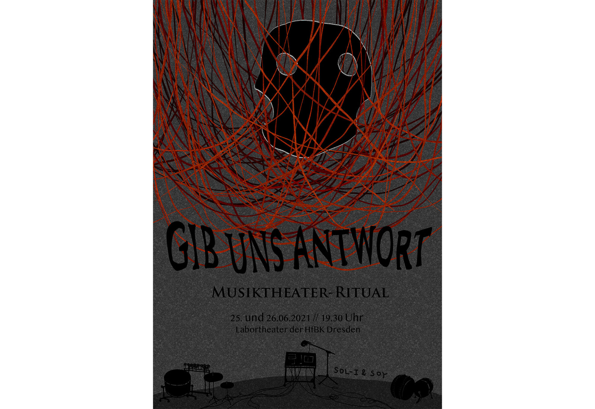Plakat "Gib uns Antwort"