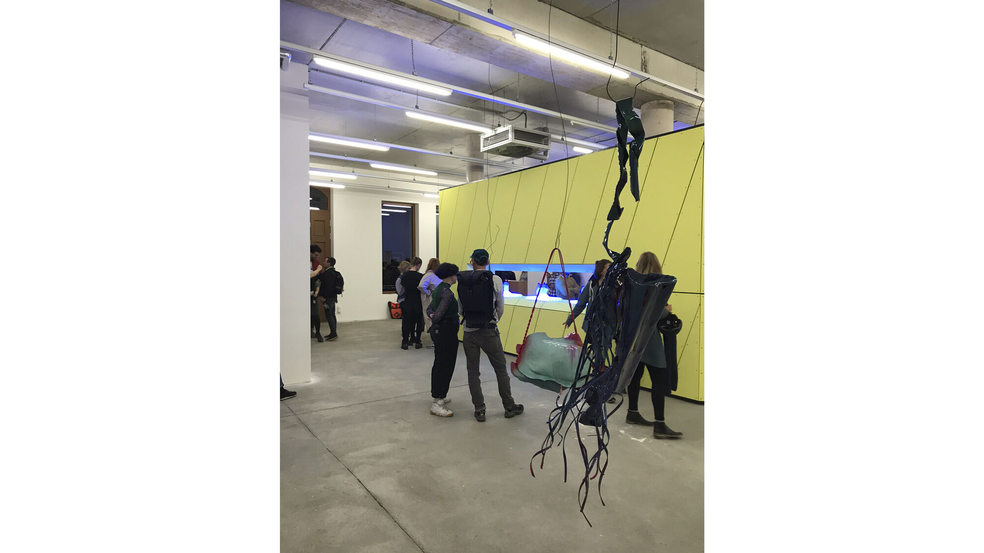 Ausstellungsansicht in der Galerie Stephanie Kelly.