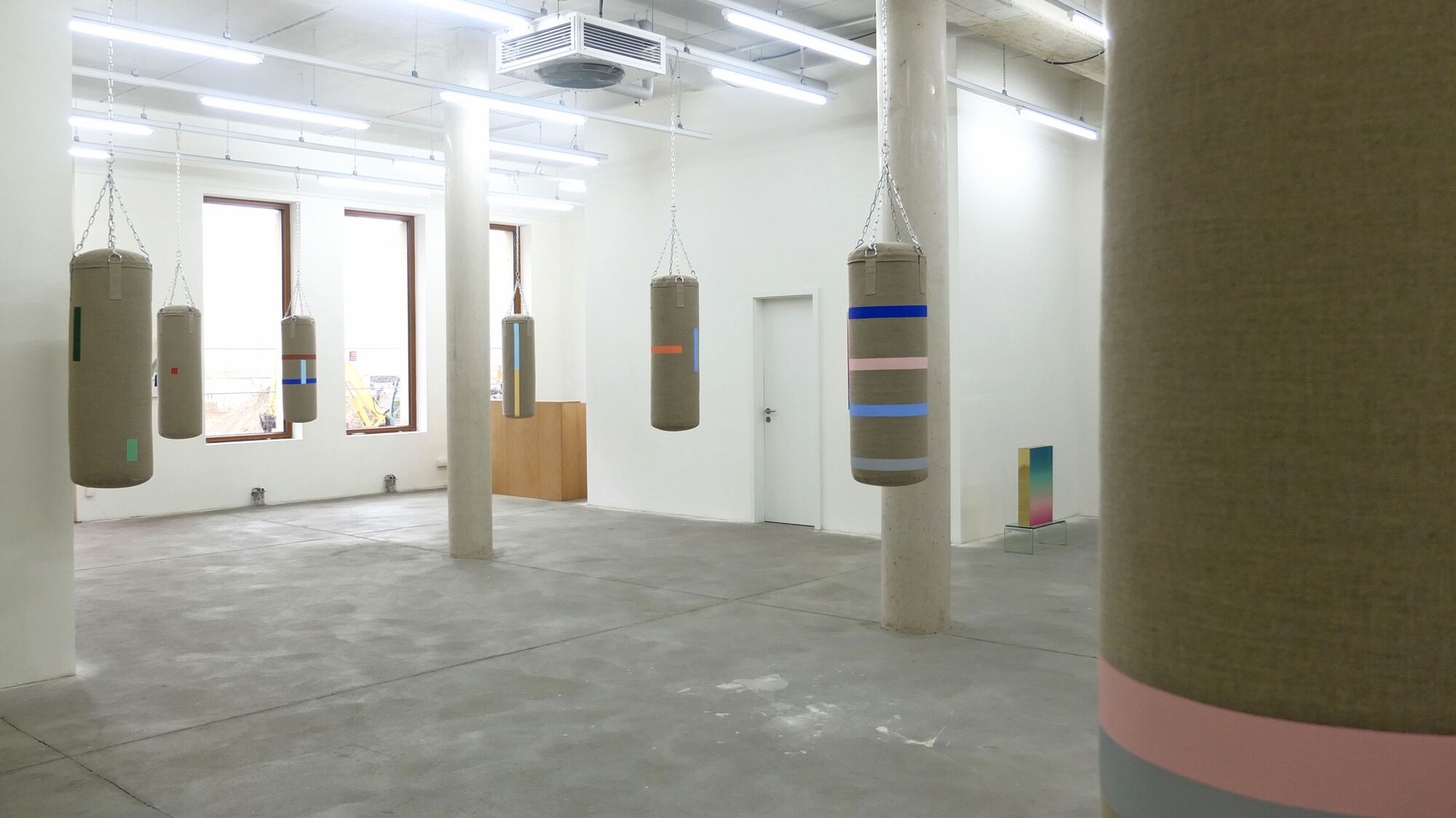 Ausstellungsansicht in der Galerie Stephanie Kelly.