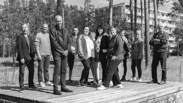 Art as a social model Fotografie Personengruppe