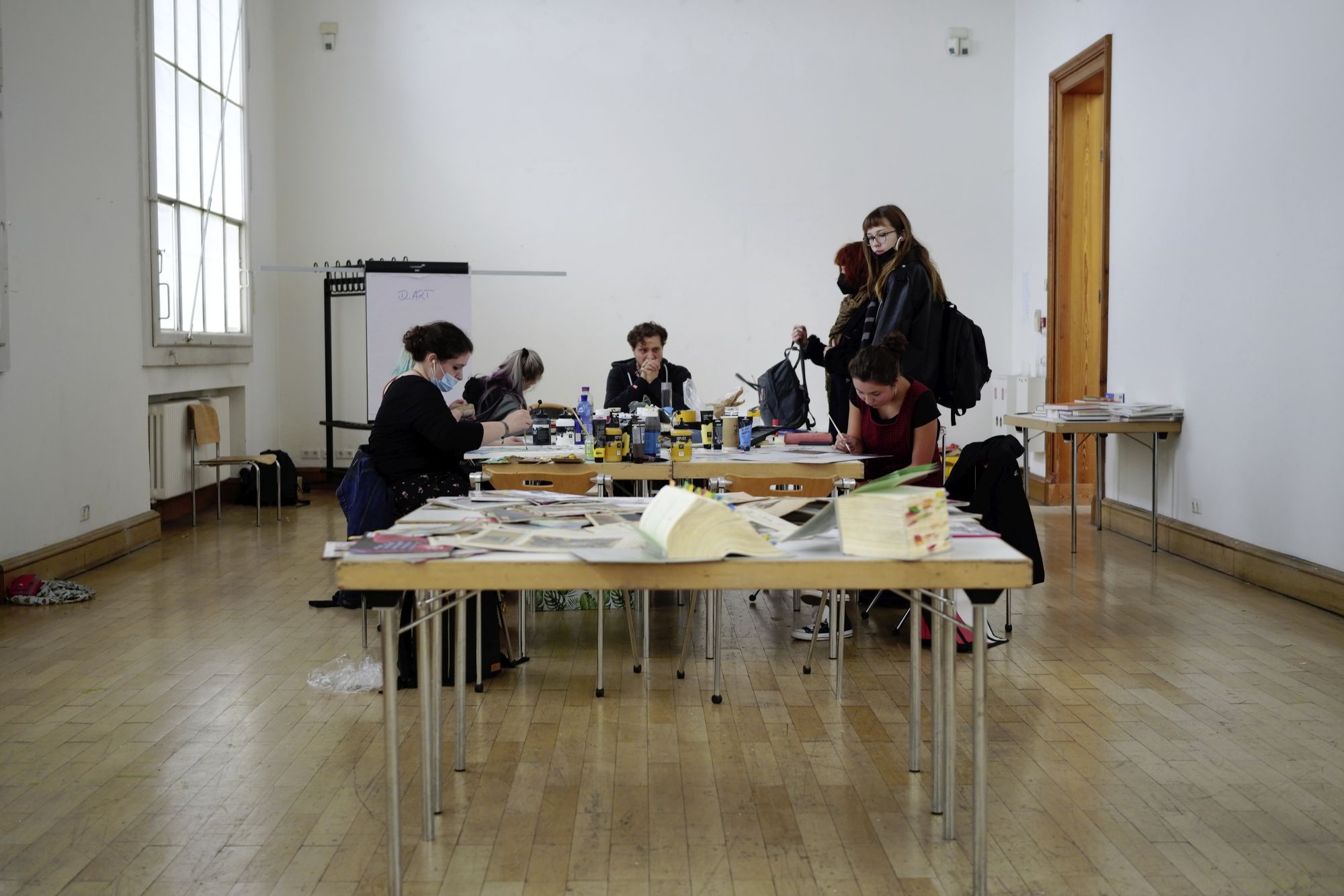 Teilnehmer:innen des D_ART 2021 Schüler:innenworkshop