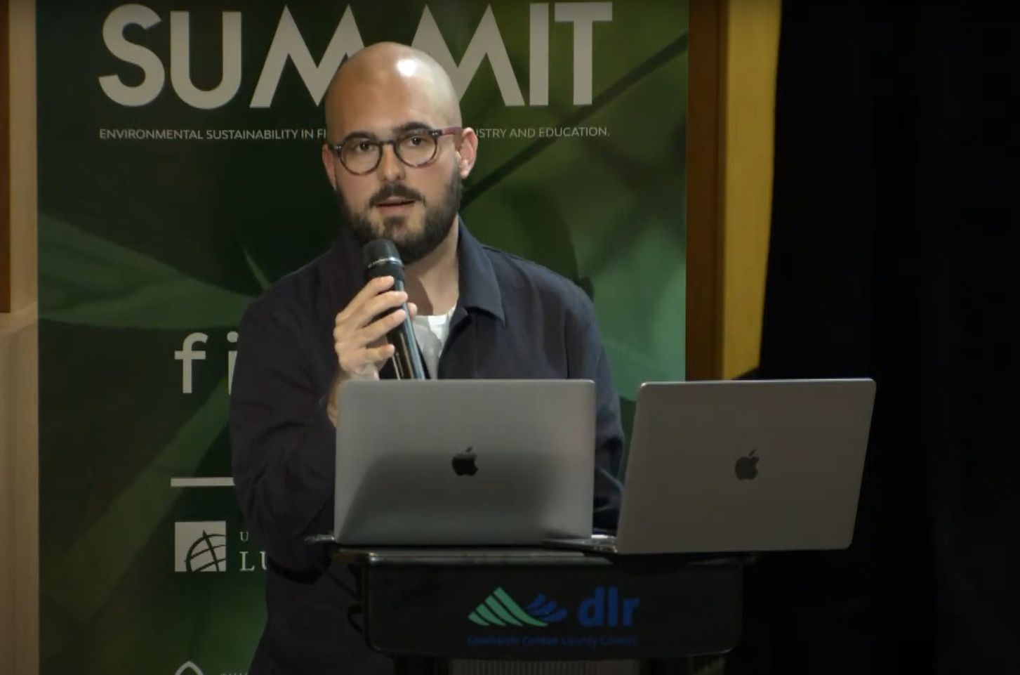 Manuel Ángel Macía presents at FilmEU Summit (Screenshot taken from Youtube)