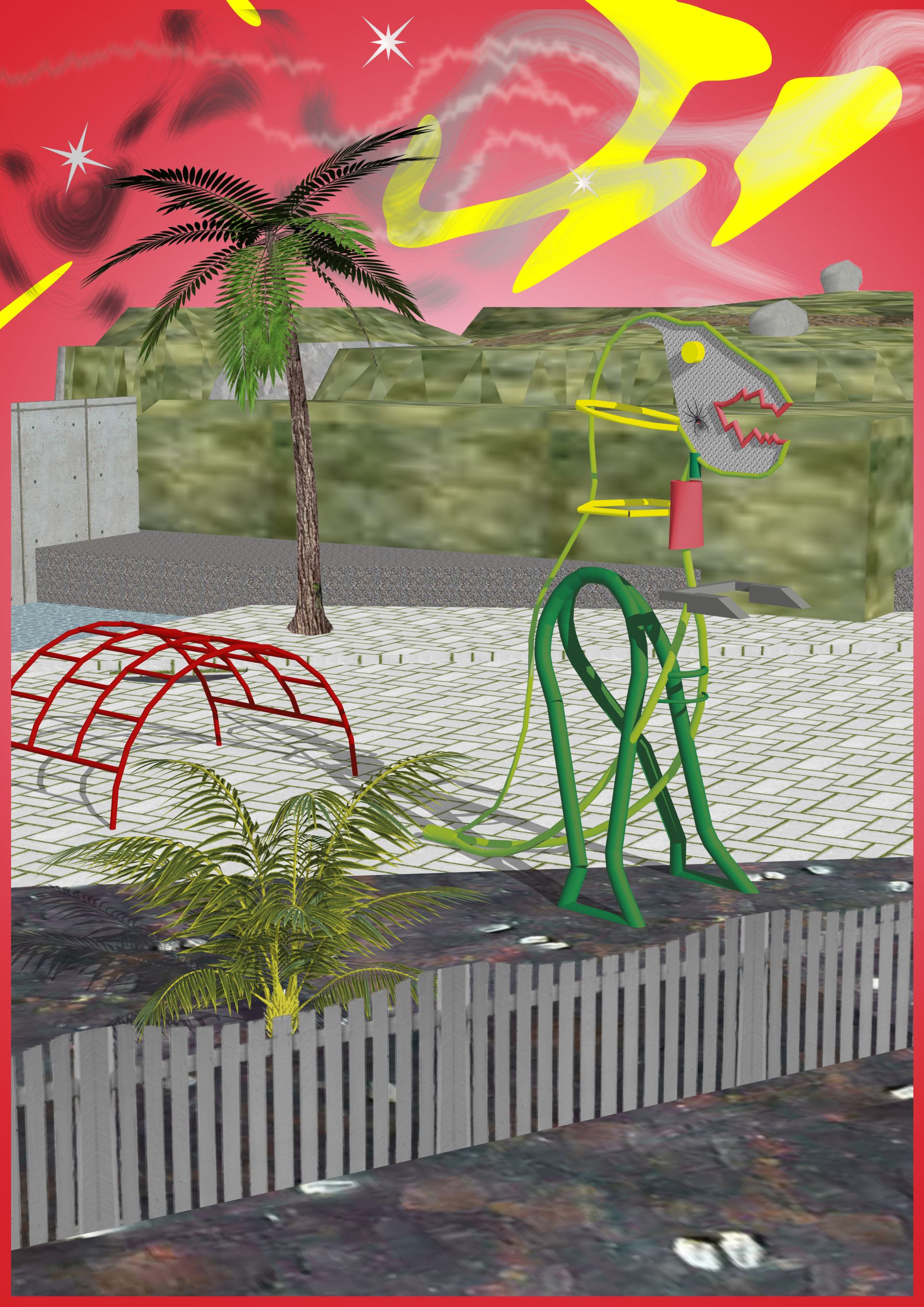Szene aus einer 3D Animation.