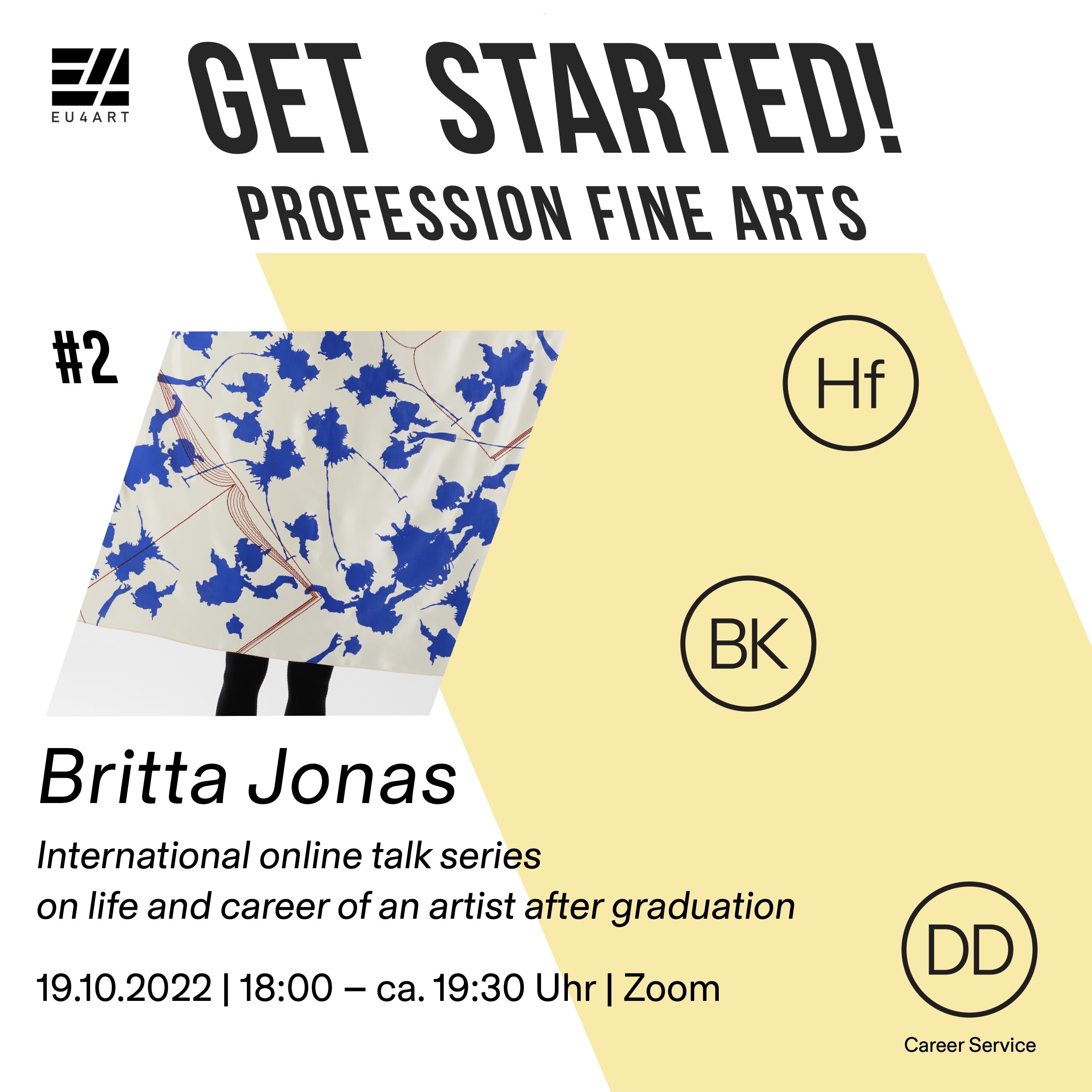 Ankündigung Veranstaltung mit der Künstlerin Britta Jonas