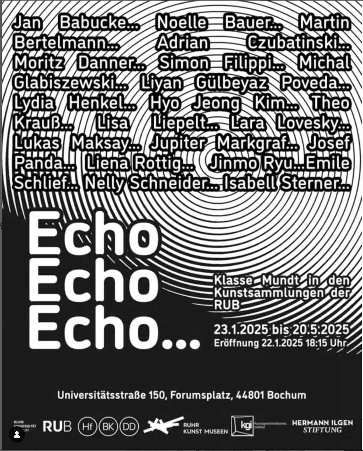 Schwarz-weiß plakat mit gradients