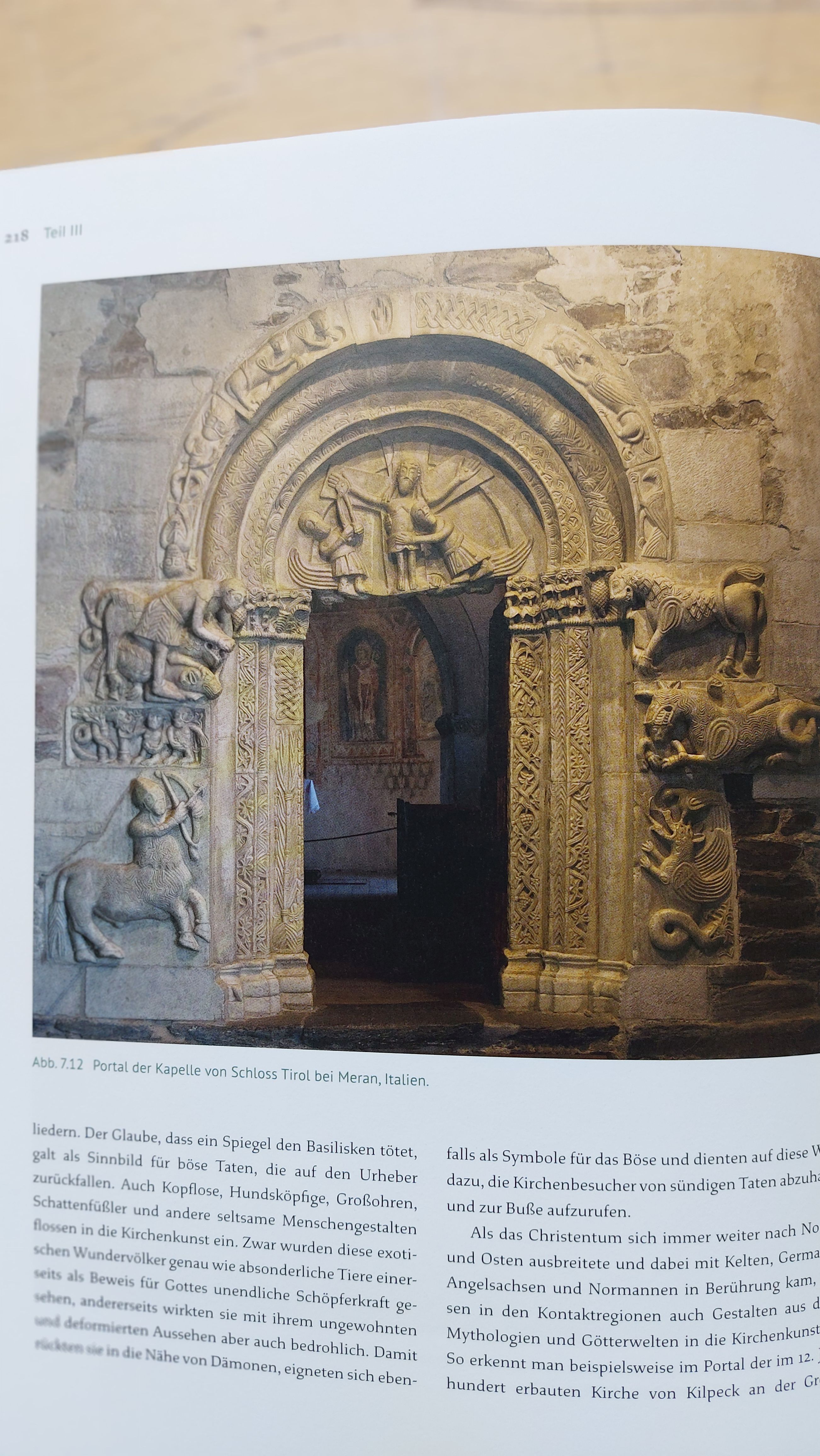Fotografie einer Buchseite