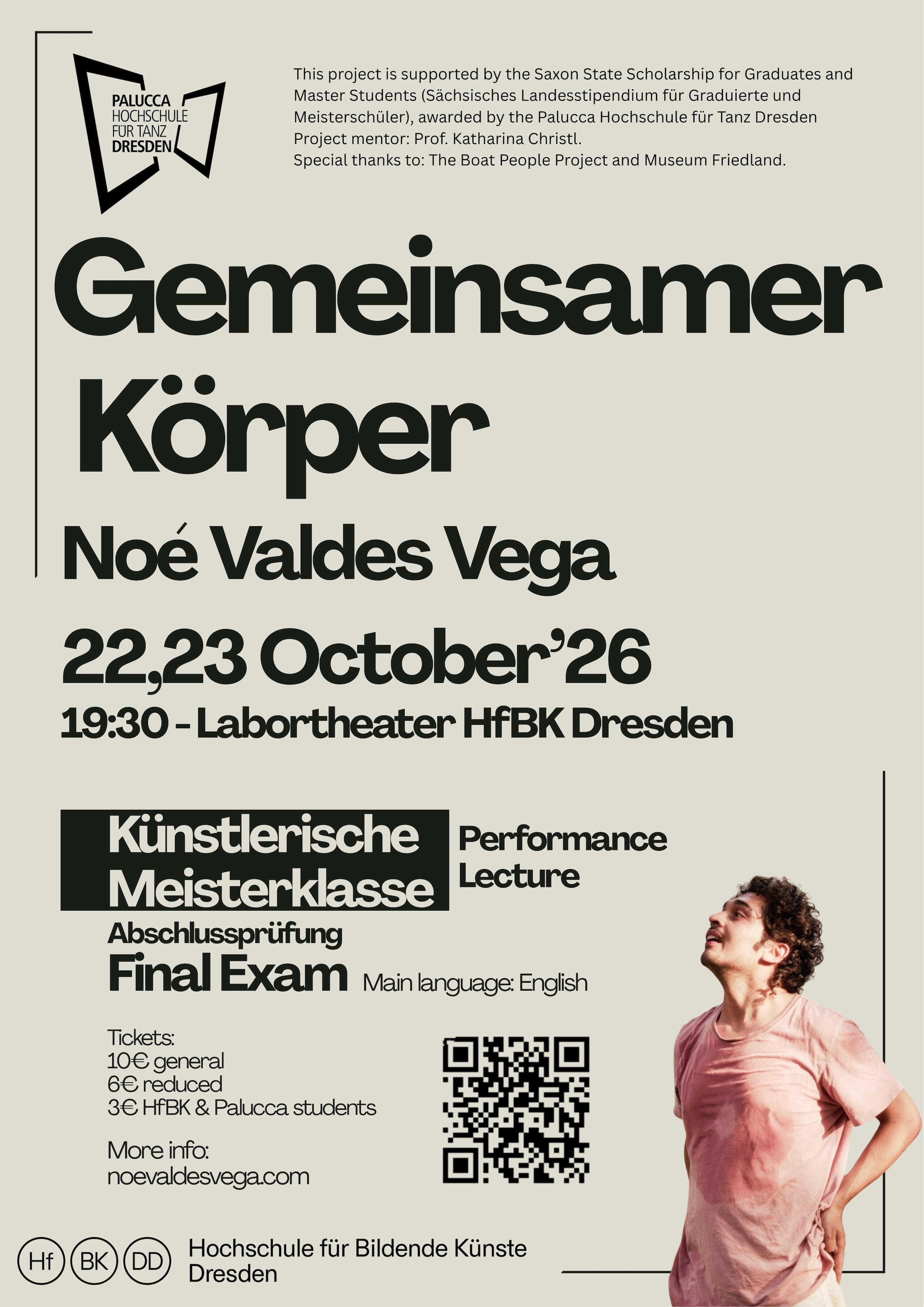 Veranstaltungsposter mit Typografie